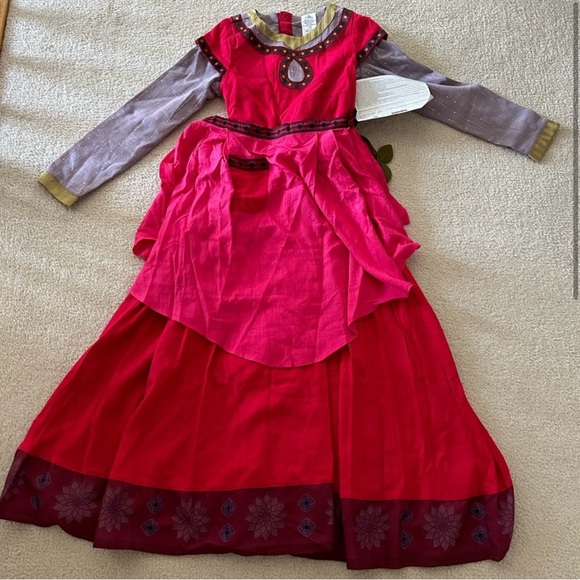 NWT Disney Parks Authentic Wish Dahlia Costume Size 3 Girls Dress up Halloween - Picture 2 of 14